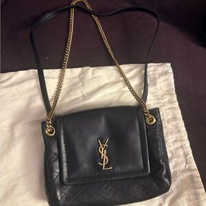 Yves Saint Laurent YSL Mini Nolita Lambskin Purse